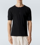 Lemaire Cotton and linen Henley shirt