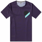 SOAR Men's Printed Tech T-Shirt in Purple