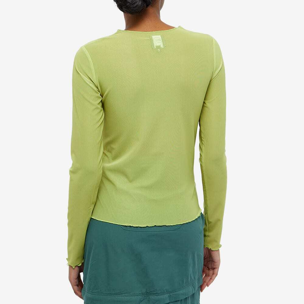 Brain Dead Women's Gaspar Doll Mesh Top in Moss Brain Dead