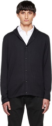 Massimo Alba Black Scoop2 Cardigan