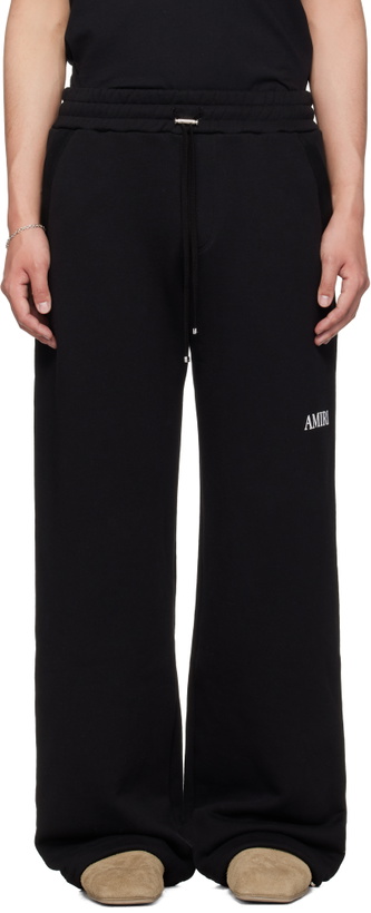 Photo: AMIRI Black 'AMIRI' Core Logo Sweatpants