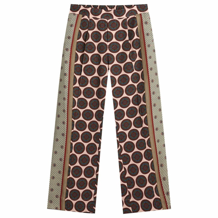 Photo: TOGA ARCHIVES Women's TOGA Inner Print Trousers in Light Pink