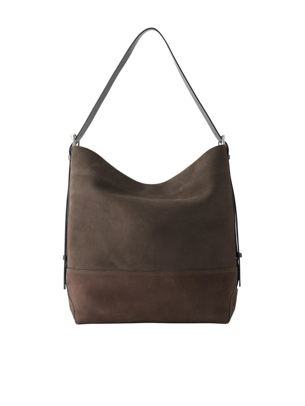 Photo: LEMAIRE - Belted Nubuck Leather Tote Bag