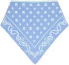 Jacquemus Blue Le Raphia 'Le Foulard Amaro' Bandana