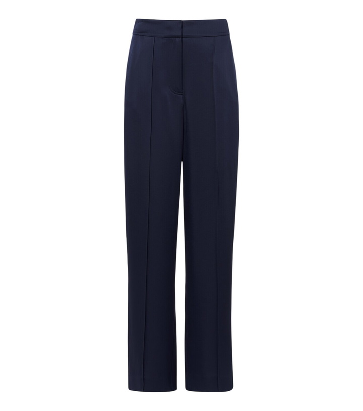 Photo: Simkhai Kyra high-rise satin wide-leg pants