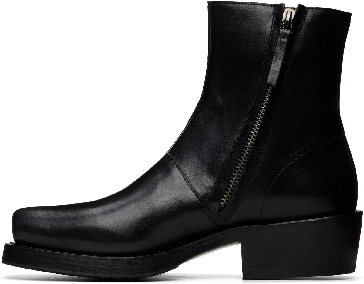 Second/Layer Black Charro Boots
