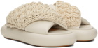 JW Anderson Off-White Platform Crochet Sandals