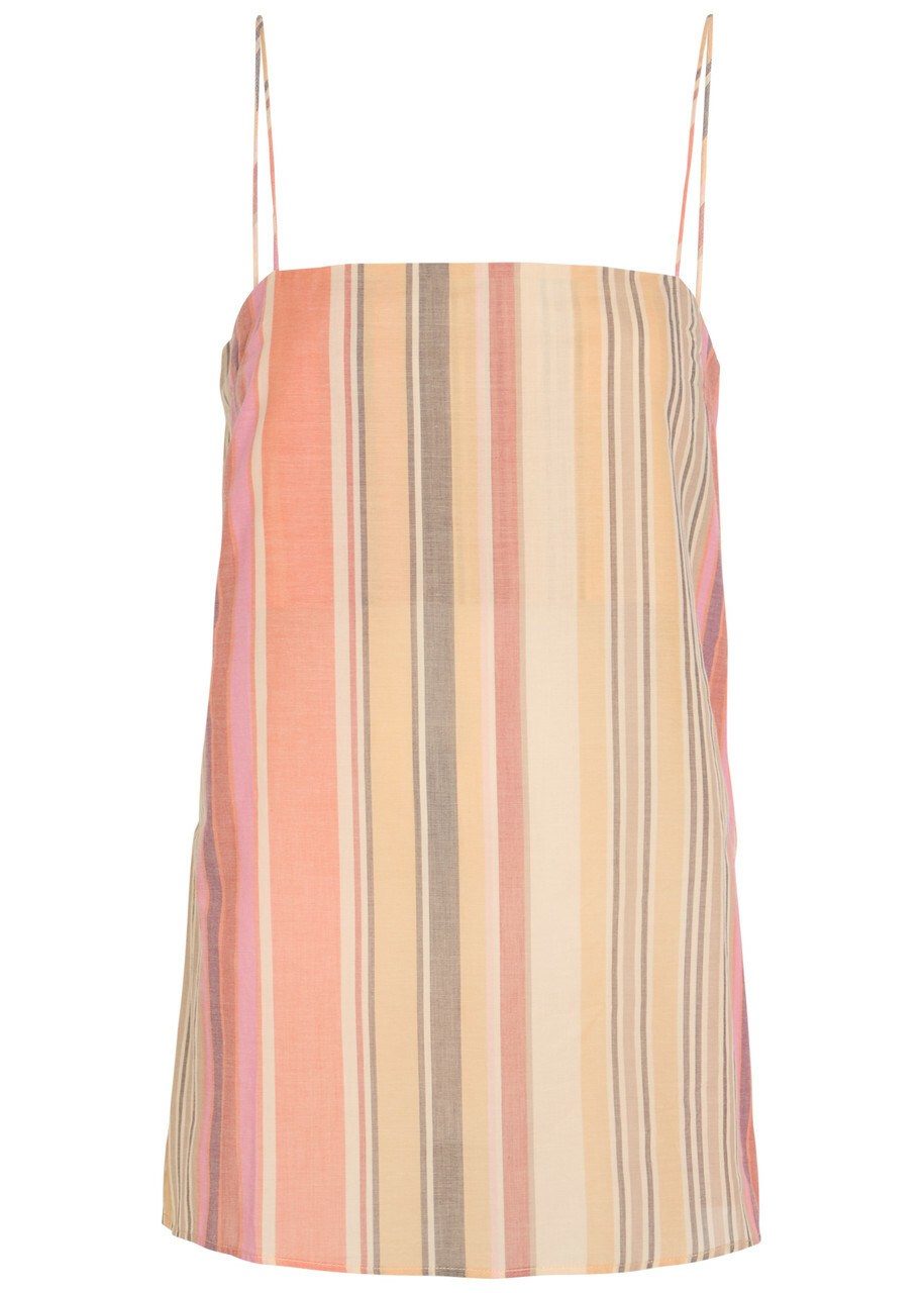 Faithfull The Brand Aina Striped Cotton top Multicoloured