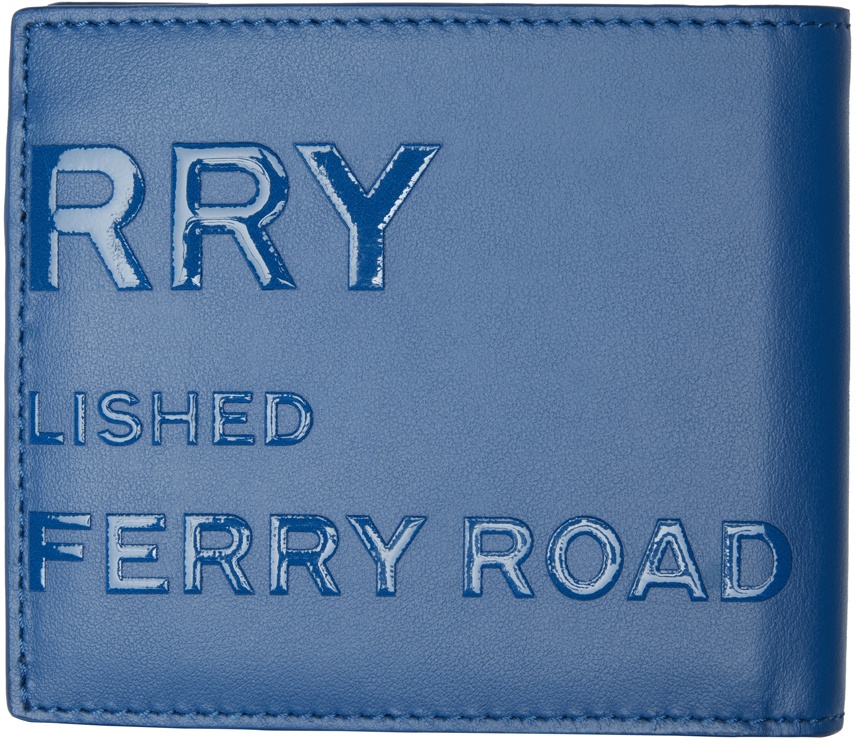 Bi-Fold Wallet, Used & Preloved Burberry Wallets, LXR USA, Blue