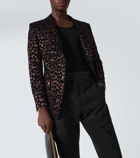 Tom Ford Atticus leopard-print tuxedo jacket