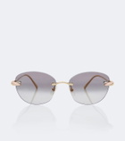 Cartier Eyewear Collection Trinity De Cartier round sunglasses