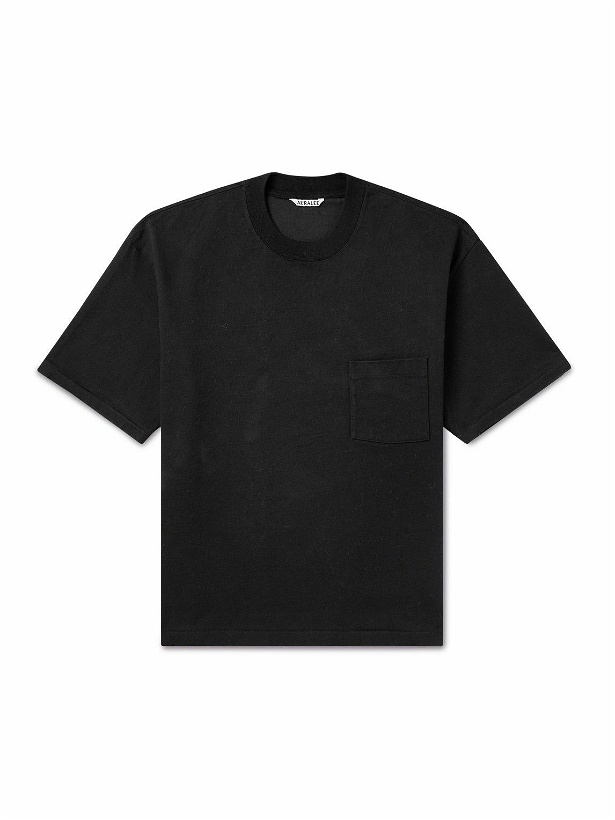 Photo: Auralee - Cotton-Jersey T-Shirt - Black