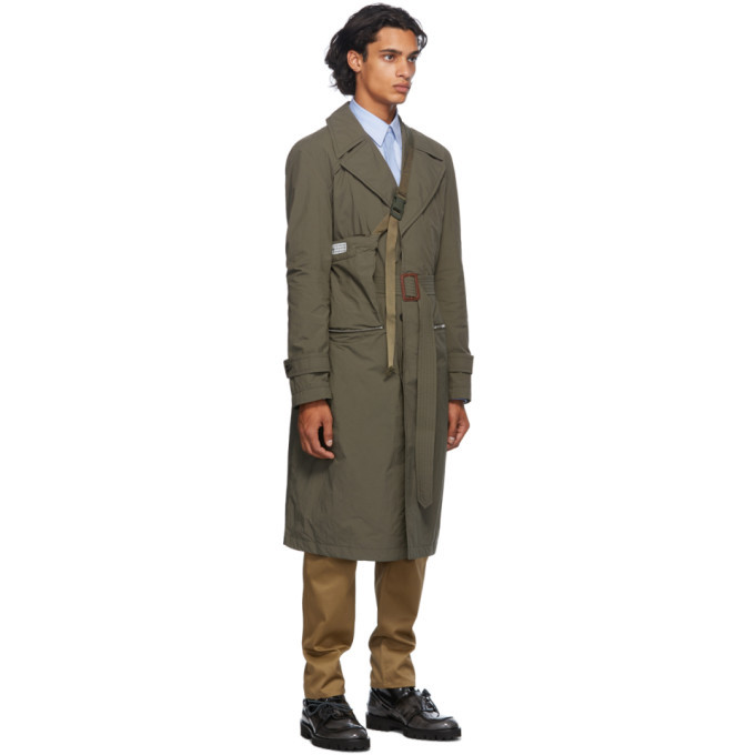 ジャケット・アウター Maison Margiela nylon trench coat 25SS Maison Margiela Peached Trench Coat | Green | FARFETCH