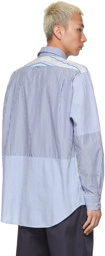 Engineered Garments Blue & White Pima Cotton Shirt