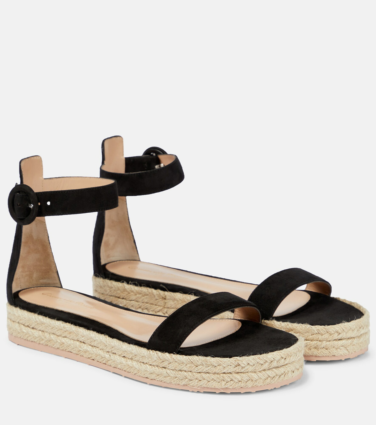 Gianvito Rossi - Suede espadrille sandals