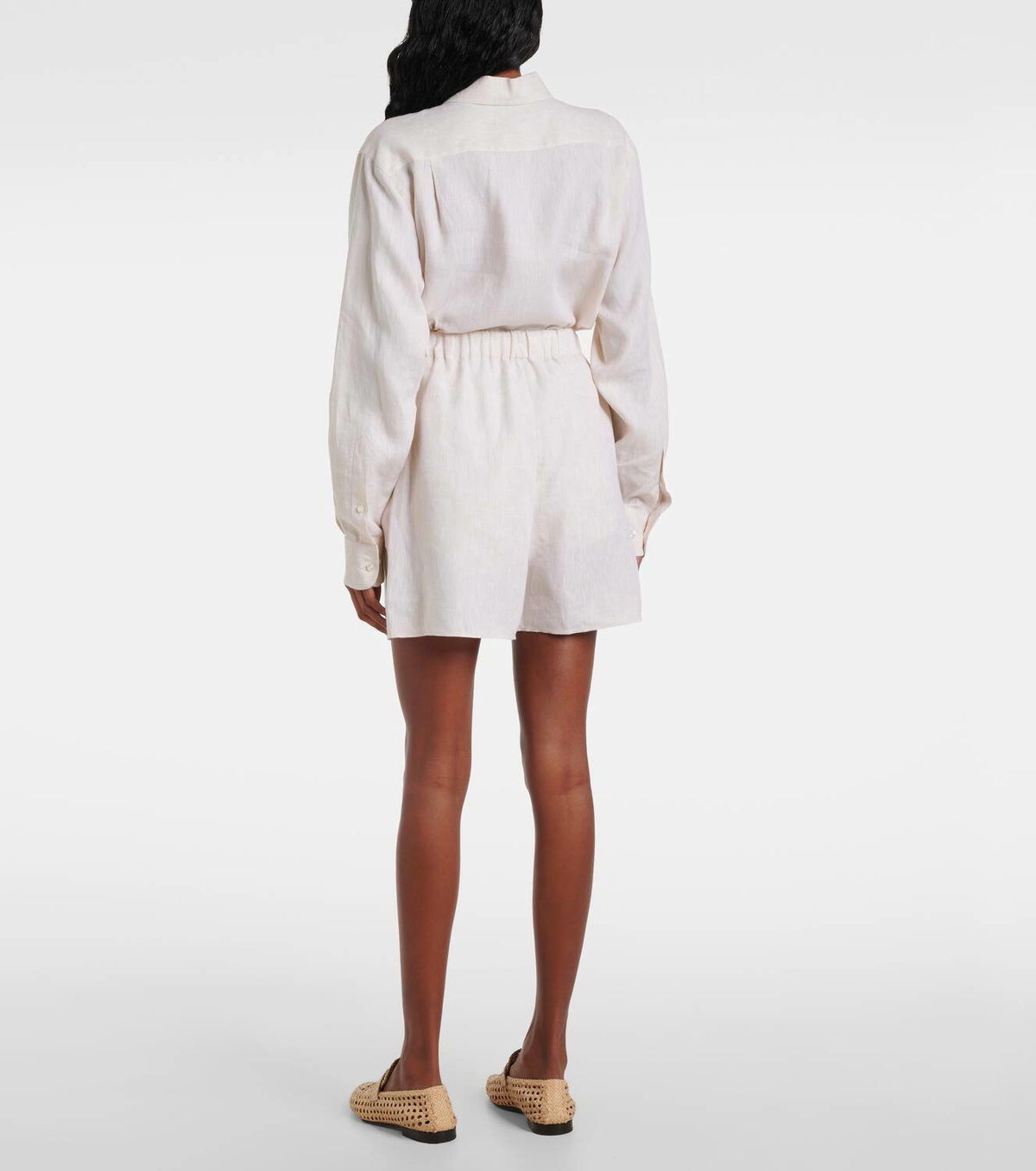 Loro Piana Angelo linen Bermuda shorts