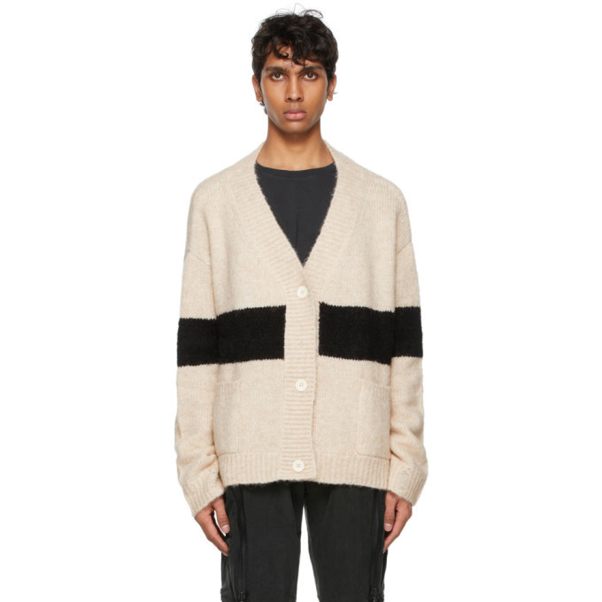 Photo: Rhude Beige and Black Monte Carlo Cardigan