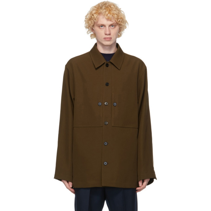 Photo: Jil Sander Khaki Wool Jacket