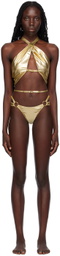 RoomSERVICE888 SSENSE Exclusive Gold Bikini