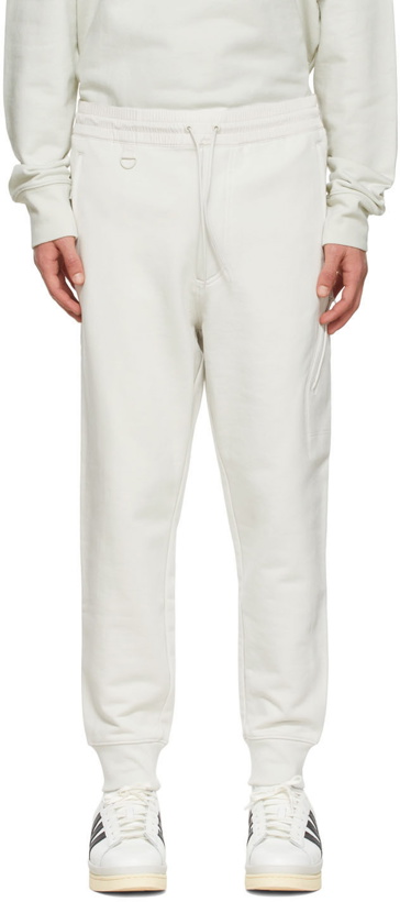 Photo: Y-3 Off-White Cotton Lounge Pants