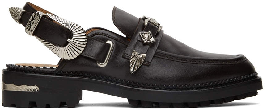 Toga Pulla SSENSE Exclusive Black Polido Loafers Toga Pulla