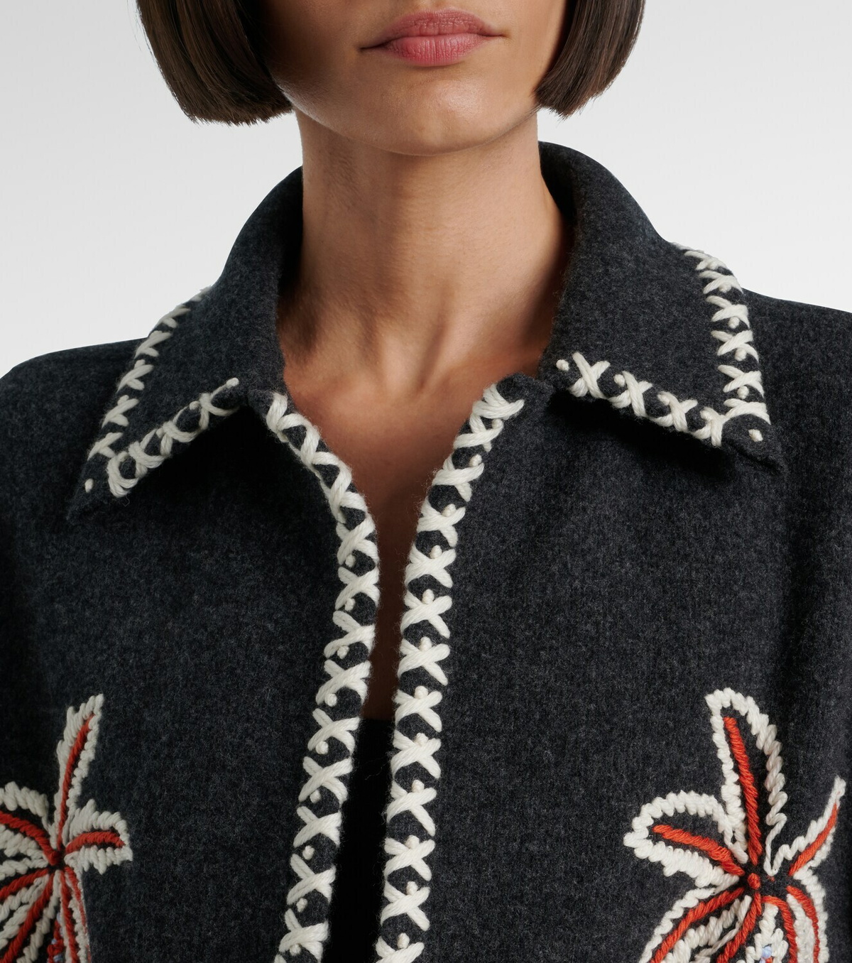 Alanui Remember Me virgin wool jacket