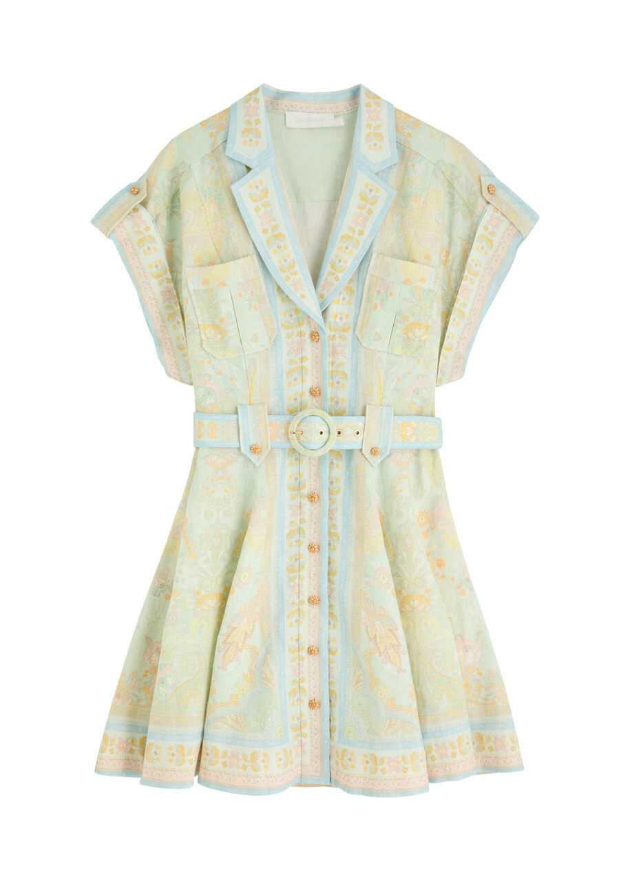 ワンピース ZIMMERMANN ACACIA PRINTED MINI DRESS Zimmermann Acacia Broderie Mini Dress | Shopbop