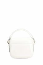Bally Beckett Flap S Shoulder Bag In White Leather