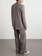 Rick Owens - Straight-Leg Wool Trousers - Gray