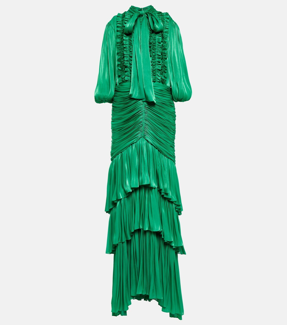 Costarellos Tiered gown Costarellos