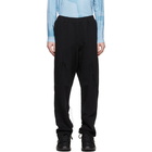 Saul Nash SSENSE Exclusive Black and Blue Hybrid Trackpant Trousers