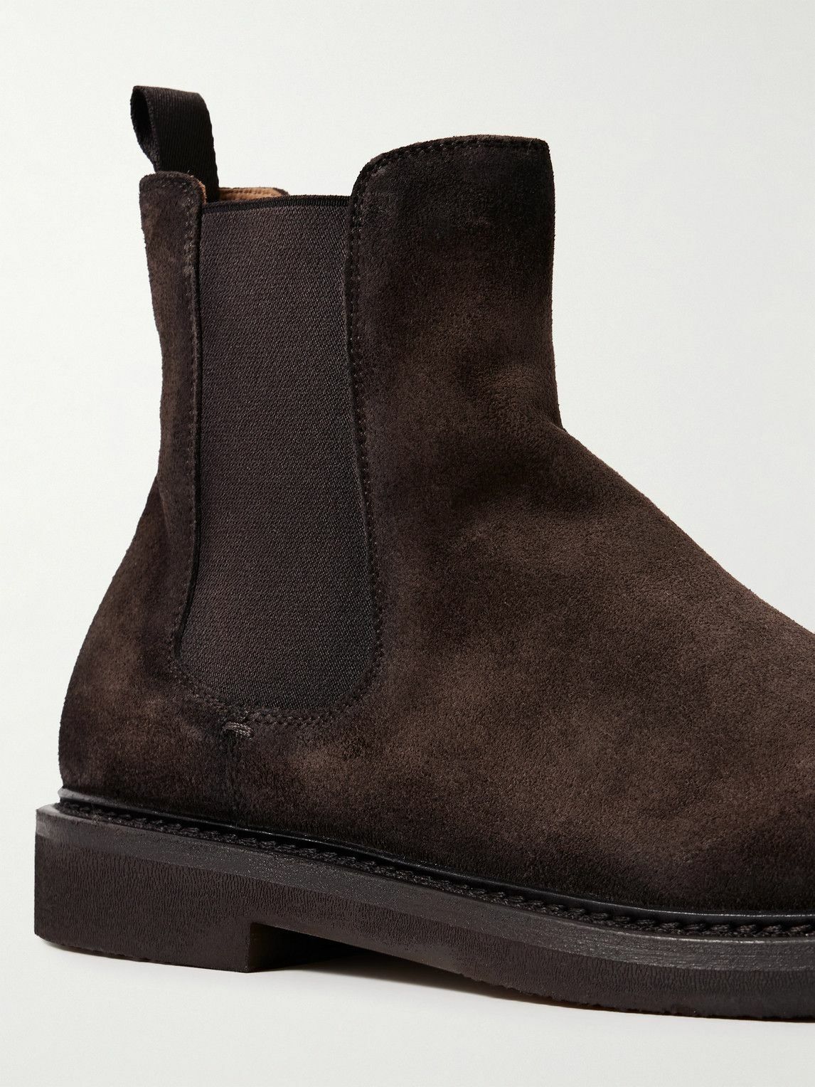 Officine Creative - Hopkins Flexi 204 Suede Chelsea Boots - Brown