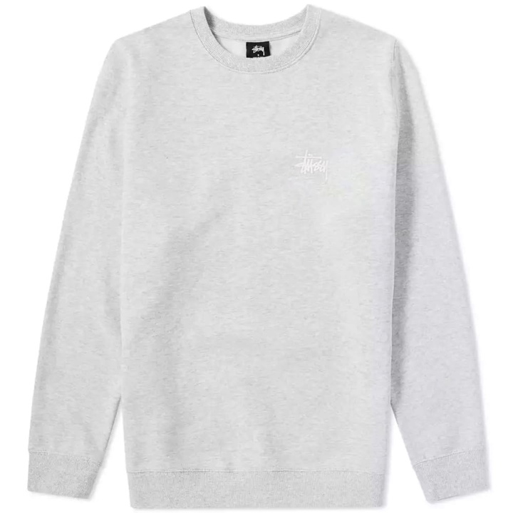 Photo: Stussy Basic Crew Sweat Grey