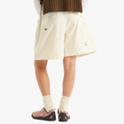 Story mfg. Women's Bridge Shorts in Ecru Interrupted