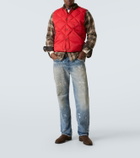 RRL Quilted twill vest