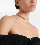 Magda Butrym Embellished gold-plated choker