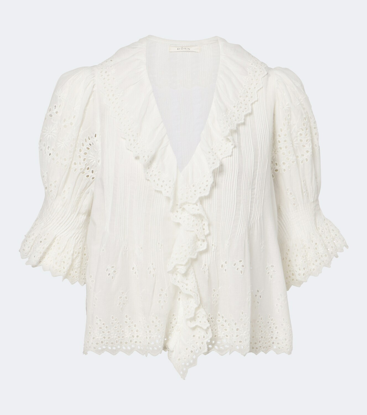 Dôen Henri broderie anglaise cotton top