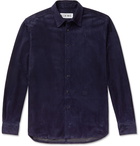 Loewe - Suede Shirt - Blue