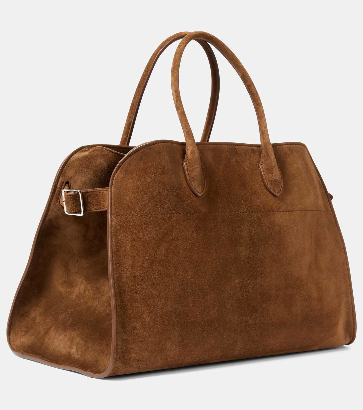 The Row Soft Margaux 15 suede tote bag The Row