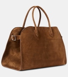 The Row Soft Margaux 15 suede tote bag