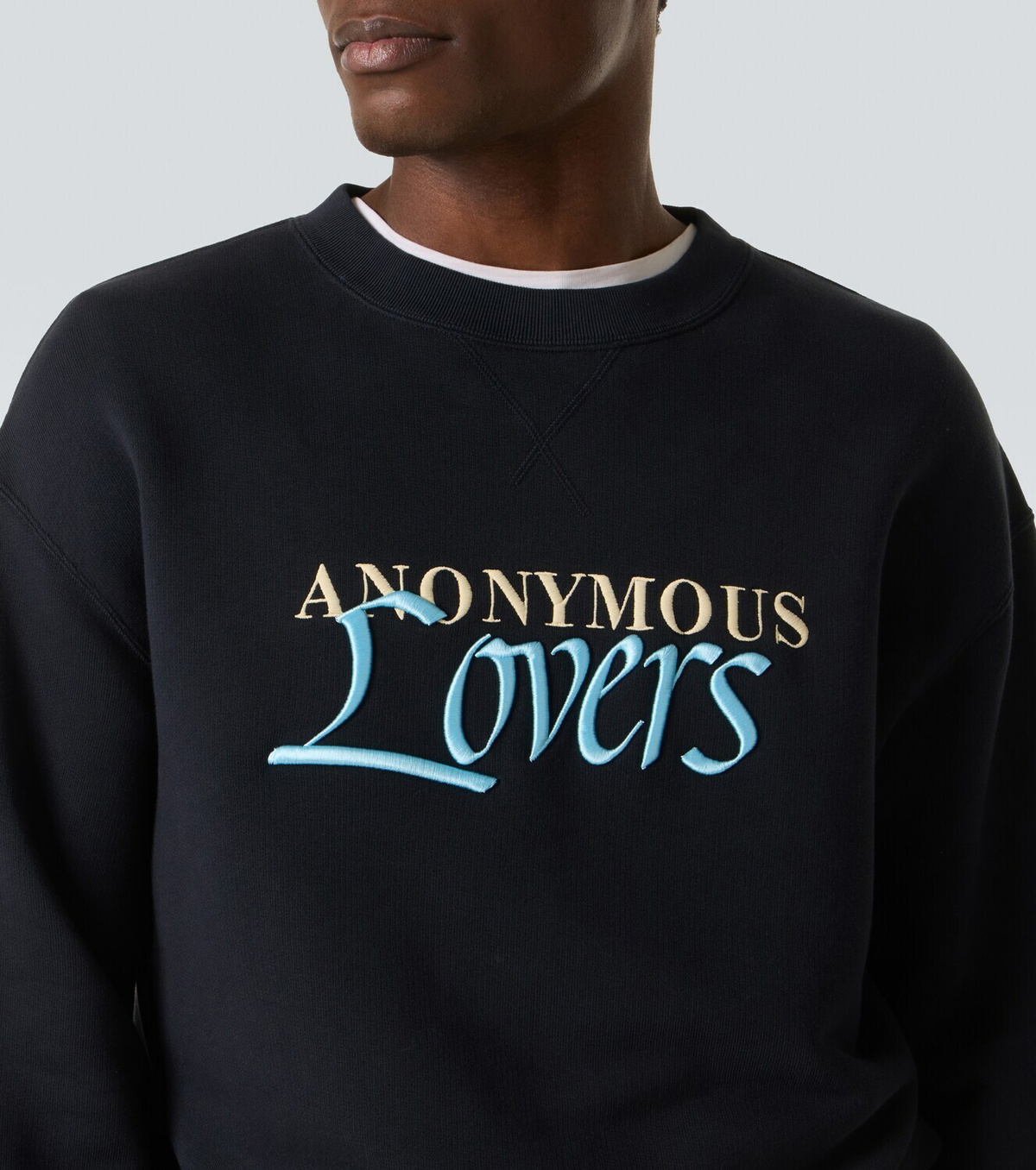 JW Anderson Anonymous Lovers embroidered sweatshirt