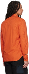 C.P. Company Orange Garment-Dyed Shirt