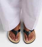 Toteme Leather thong sandals