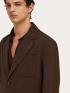 Ferragamo Mens Single breasted blazer in Brown
