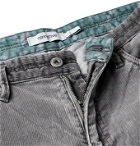 nonnative - Dweller Slim-Fit Cotton-Blend Corduroy Trousers - Gray