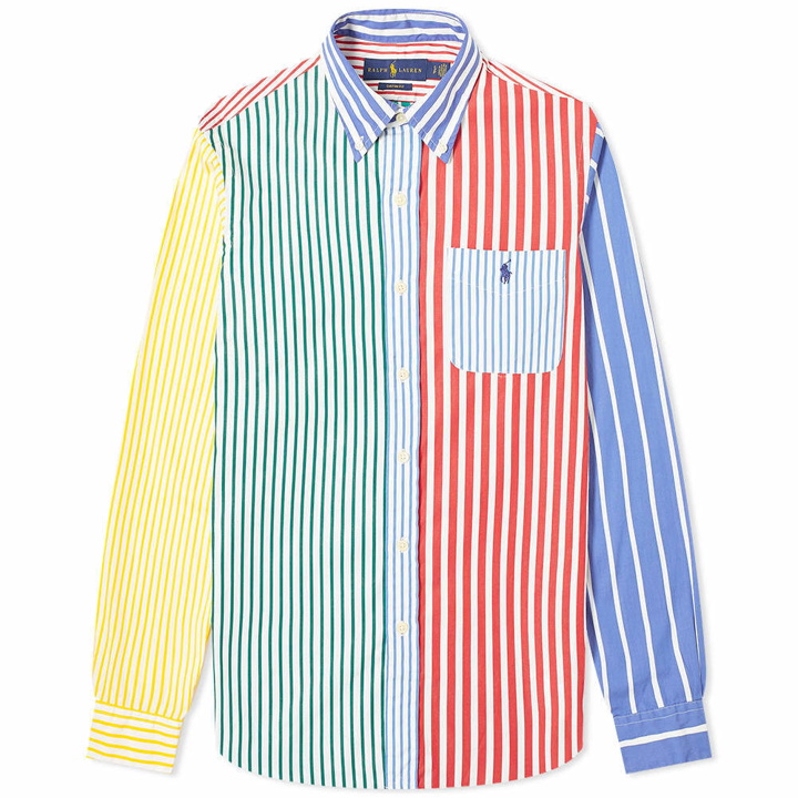 Photo: Polo Ralph Lauren Button Down Funmix Poplin Striped Shirt
