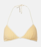 Eres Sunshine striped bikini top