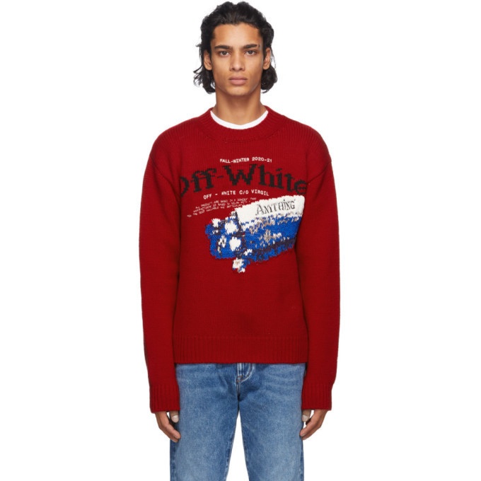 Photo: Off-White Red Pascal Medicine Sweater