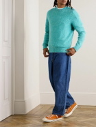 De Bonne Facture - Brushed-Wool Sweater - Green