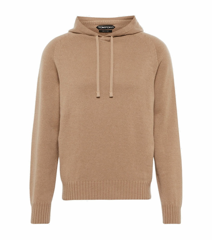 Photo: Tom Ford - Hooded cashmere sweater
